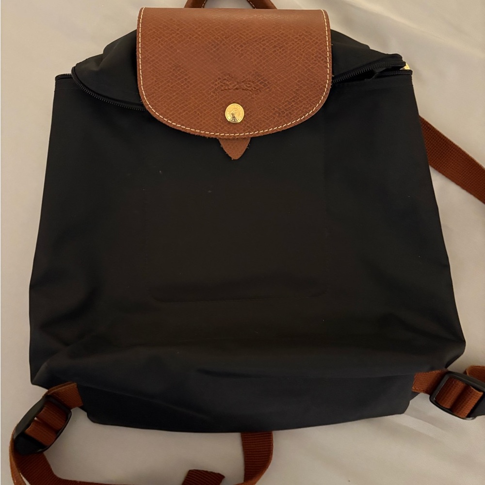 Black Longchamp Backpack